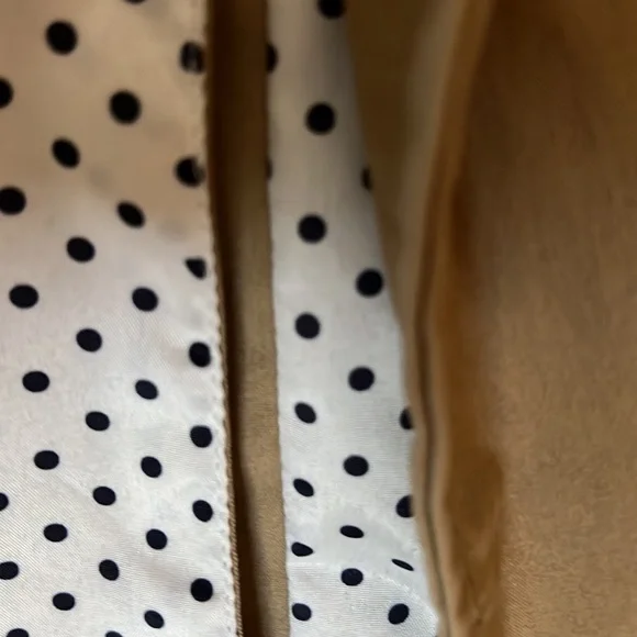 Old Navy trench Med inside pika dot - Picture 6 of 9